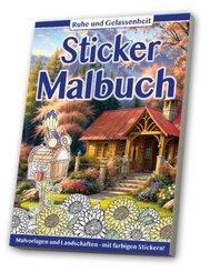 Sticker Malbuch: Erwachsene  Ruhe & Gelassenheit