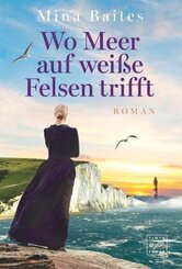 Wo Meer auf weiße Felsen trifft