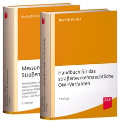 Paket Handbuch für das straßenverkehrsrechtliche OWi-Verfahren und Messungen im Straßenverkehr