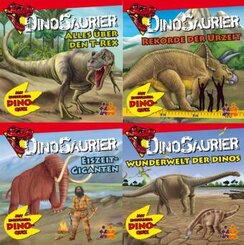Dinosaurier. Minibuch 4er-Set, 4 Teile