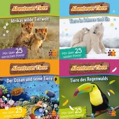 Abenteuer Tiere. Minibuch 4er-Set, 4 Teile