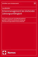 Krisenmanagement bei drohender Zahlungsunfähigkeit