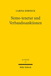 Nemo-tenetur und Verbandssanktionen