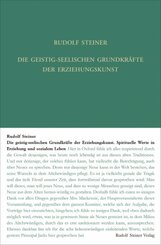 Die geistig-seelischen Grundkräfte der Erziehungskunst