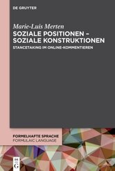 Soziale Positionen - soziale Konstruktionen