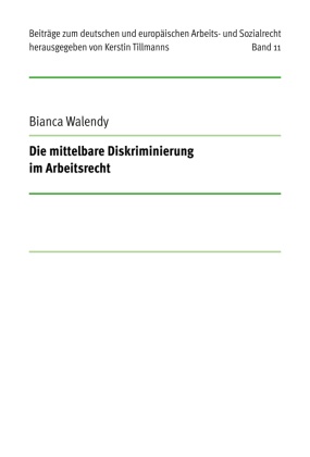 Die mittelbare Diskriminierung im Arbeitsrecht