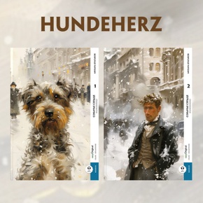 Sobatsch'je serdze / Hundeherz - 2 Teile (2 Bücher + Audio-Online) - Frank-Lesemethode - Kommentierte zweisprachige Ausg