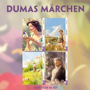 4 Dumas Märchen (4 Bücher + Audio-Online) - Frank-Lesemethode - Kommentierte zweisprachige Ausgabe Französisch-Deutsch,