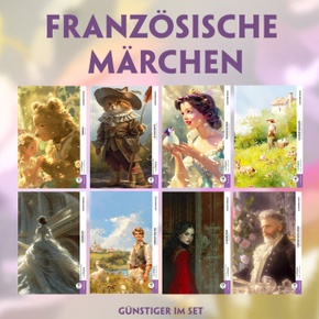 8 Französische Märchen (8 Bücher + Audio-Online) - Frank-Lesemethode - Kommentierte zweisprachige Ausgabe Französisch-De