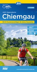 ADFC-Regionalkarte Chiemgau 1:75.000, mit Tagestourenvorschlägen, reiß- und wetterfest, E-Bike-geeignet, GPS-Tracks Down