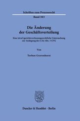 Die Änderung der Geschäftsverteilung