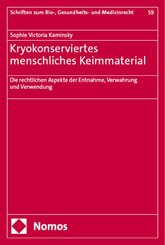 Kryokonserviertes menschliches Keimmaterial