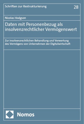 Daten mit Personenbezug als insolvenzrechtlicher Vermögenswert