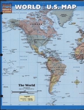 World & U.S. Map