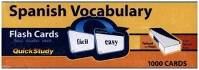 Spanish Vocabulary Flash Cards (1000 cards)