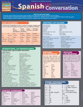 Spanish Conversation QuickStudy Laminated Reference Guide