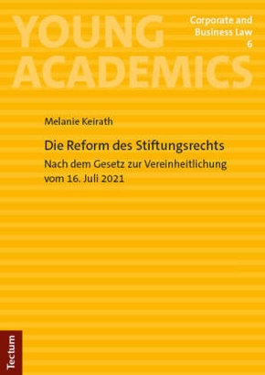 Die Reform des Stiftungsrechts