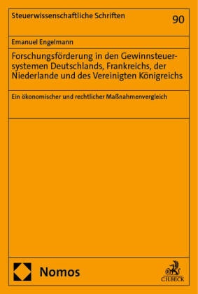 Forschungsförderung in den Gewinnsteuersystemen Deutschlands, Frankreichs, der Niederlande und des Vereinigten Königreic