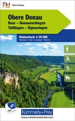 Kümmerly+Frey Outdoorkarte Deutschland 53 Obere Donau 1:35.000