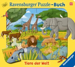 Puzzle-Buch: Tiere der Welt