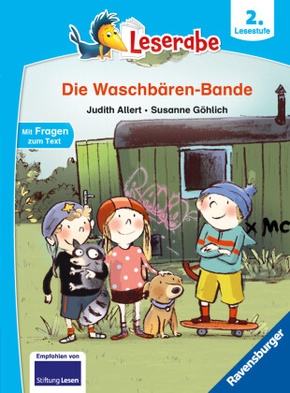 Die Waschbären-Bande - lesen lernen mit dem Leseraben - Erstlesebuch - Kinderbuch ab 7 Jahren - lesen üben 2. Klasse (Le