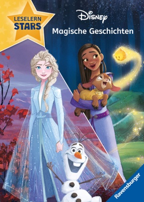 Disney: Magische Geschichten aus "Die Eiskönigin" und "Wish" - Lesen lernen mit den Leselernstars - Erstlesebuch - Kinde