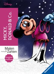 Malen nach Zahlen Disney: Micky, Donald & Co. - Disney Malbuch für Erwachsene mit 100 Motiven