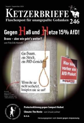 Gegen Haß und Hetze 15% AfD! Bravo - aber wie gehts weiter?