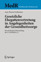 Gesetzliche Ehegattenvertretung in Angelegenheiten der Gesundheitssorge