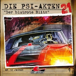 Die PSI-Akten - Der blutrote Blitz, 1 Audio-CD