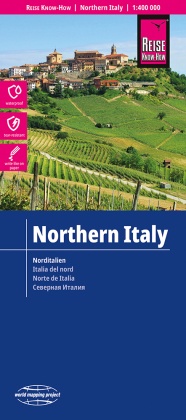 Reise Know-How Landkarte Italien, Nord / Northern Italy (1:400.000)