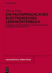 Ein fachsprachliches elektronisches Lernwörterbuch