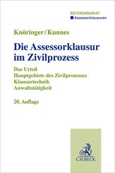 Die Assessorklausur im Zivilprozess