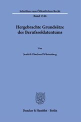 Hergebrachte Grundsätze des Berufssoldatentums