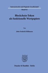 Blockchain-Token als funktionelle Wertpapiere