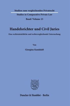 Handelsrichter und Civil Juries