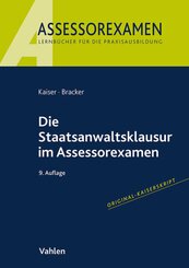 Die Staatsanwaltsklausur im Assessorexamen