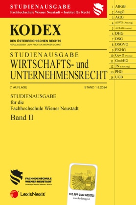 KODEX Wirtschafts- und Unternehmensrecht 2024 Band II - inkl. App