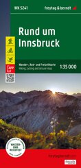 Rund um Innsbruck, Wander-, Rad- und Freizeitkarte 1:35.000, freytag & berndt, WK 5241