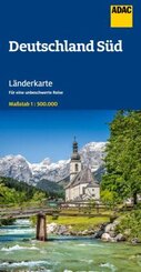 ADAC Länderkarte Deutschland Süd 1:500.000