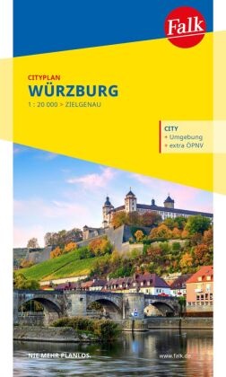 Falk Cityplan Würzburg 1:15.000