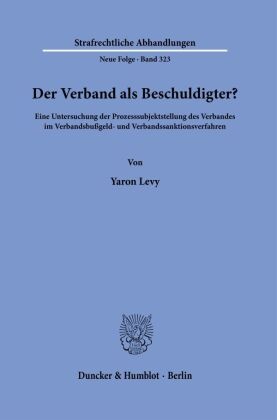 Der Verband als Beschuldigter?