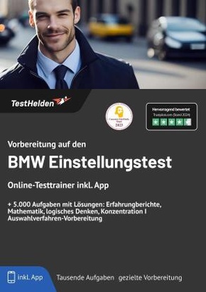 Vorbereitung auf den BMW Einstellungstest: Online-Testtrainer inkl. App + 5.000 Aufgaben mit Lösungen Erfahrungberichte,