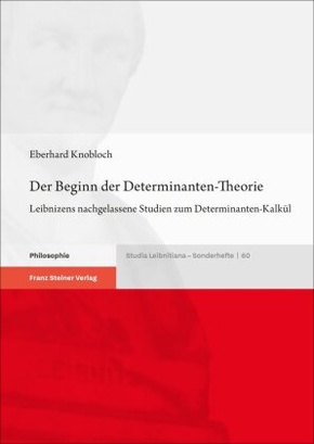 Der Beginn der Determinanten-Theorie