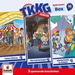 TKKG Junior Spürnasen-Box, 3 Audio-CDs - Box.10