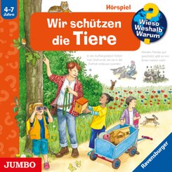 Wieso? Weshalb? Warum?: Wir schützen die Tiere, 1 Audio-CD