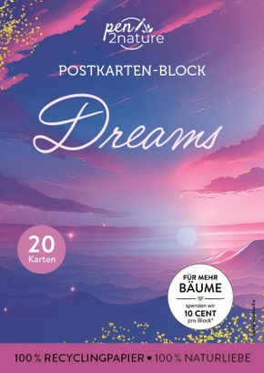 Postkartenblock Dreams