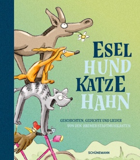 Esel, Hund, Katze, Hahn