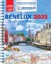 Michelin Straßenatlas Benelux mit Spiralbindung