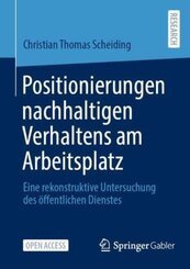 Positionierungen nachhaltigen Verhaltens am Arbeitsplatz